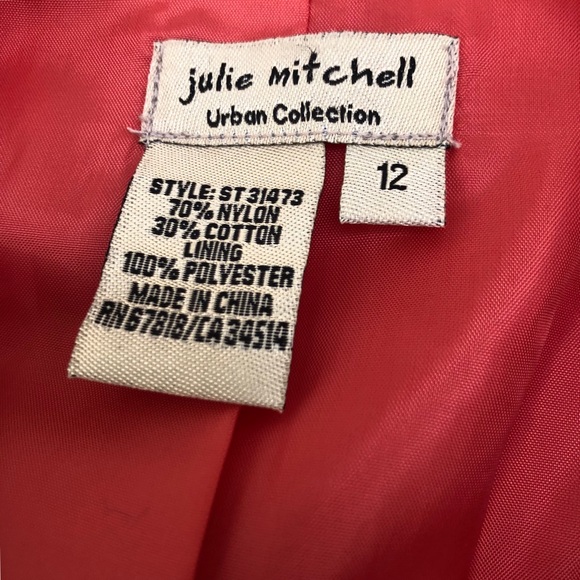 Coral Orange Lightweight Spring Blazer - Picture 7 of 8